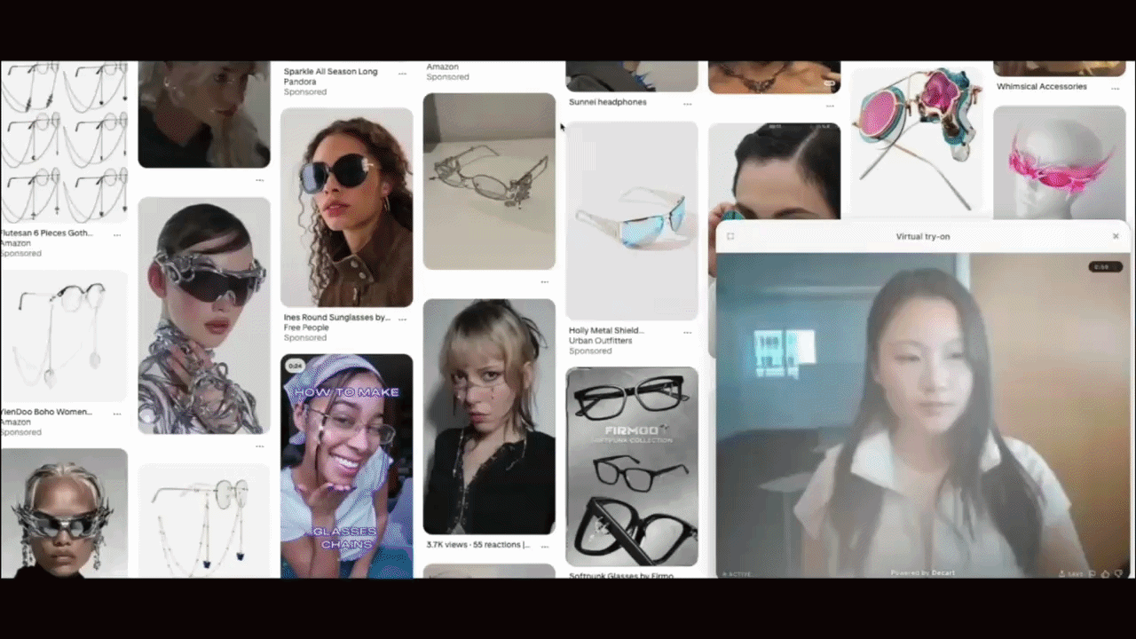 Live virtual try-on demo